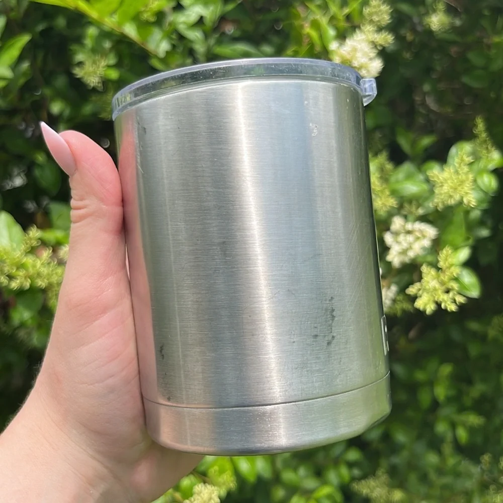RTIC 10oz Lowball Tumbler Coffee Travel Mug Cup Silver